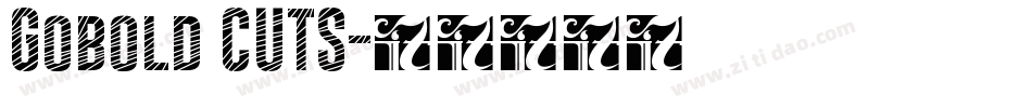 Gobold CUTS字体转换